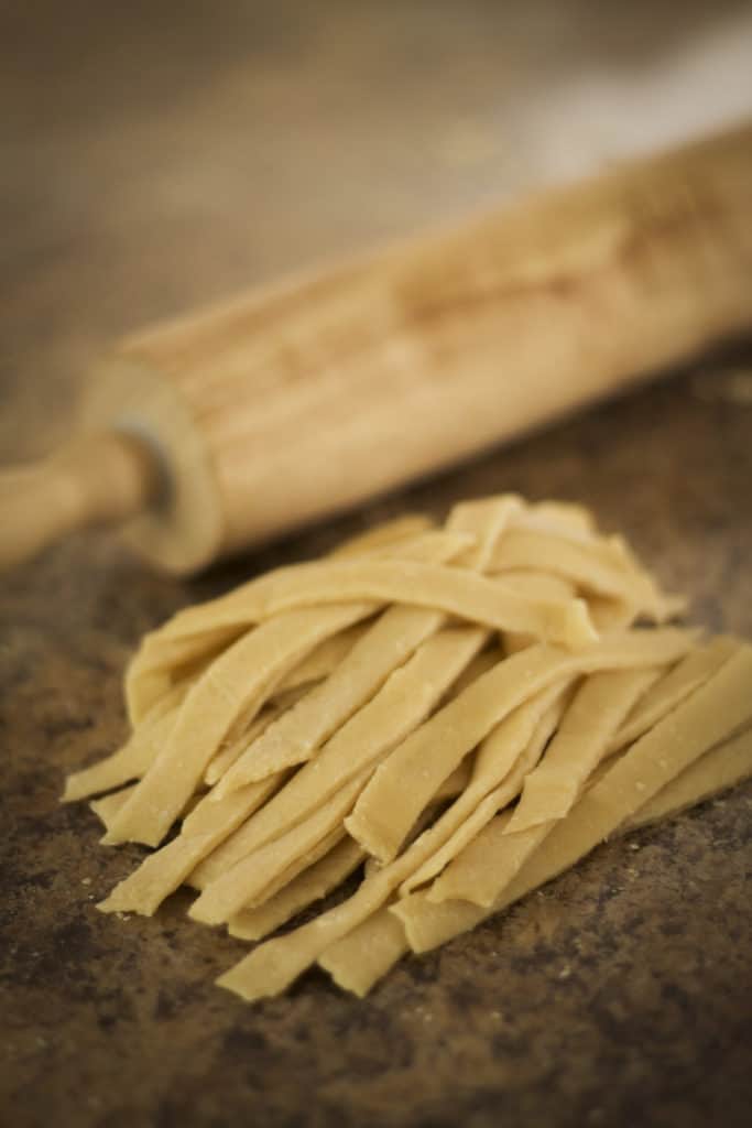 Easy Homemade Pasta - These noodles are so EASY to make! Plus they only need TWO ingredients! | wanderzestblog.com