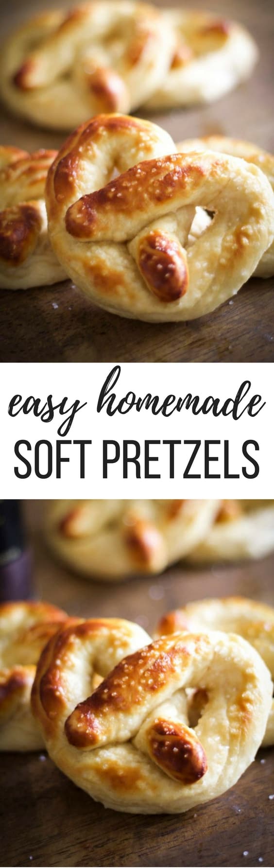 Warm pretzels topped with melted butter and sea salt. There's nothing better!