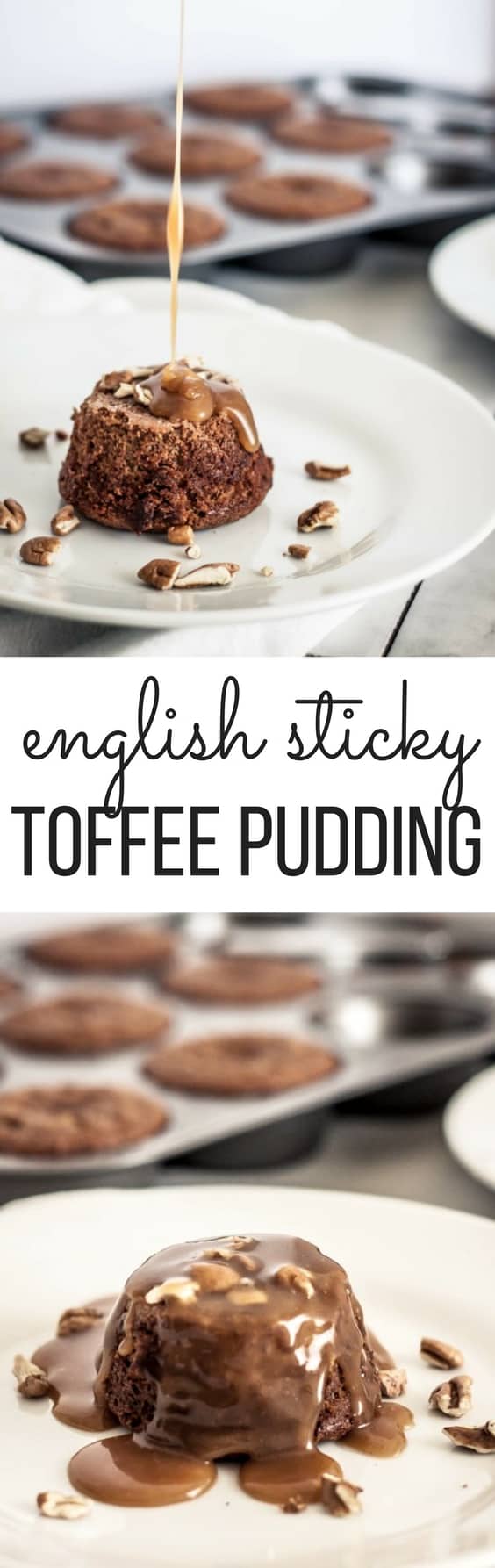 The figs, brown sugar and butter in this English sticky toffee pudding makes the perfect combination. This treat will satisfy any sweet tooth!