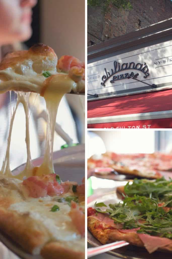 Juliana's Pizza is a must try pizza joint in New York City. Near the Brooklyn Bridge, the restaurant has a wide assortment of pizzas and pasta.
