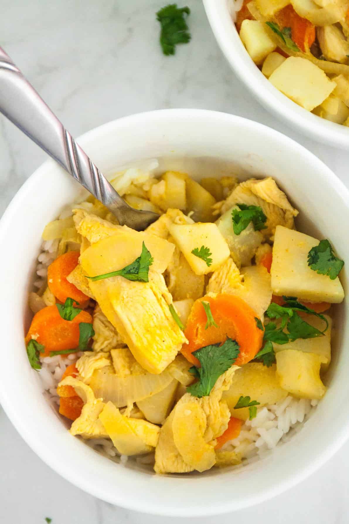 Yellow Thai Curry is a glorious combination of flavors and textures. Veggies, coconut milk, and curry paste help to create the ultimate comfort food dish.