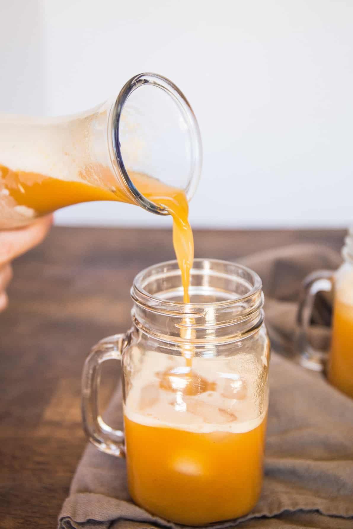 This Harry Potter inspired Pumpkin Juice is the perfect drink to serve at a Halloween party or any gathering. Reminiscent of the holidays, this drink has a unique taste unlike any other.