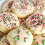 These Italian Ricotta Cookies are soft, delicate and flavored with just a hint of lemon. You won't be able to eat just one!