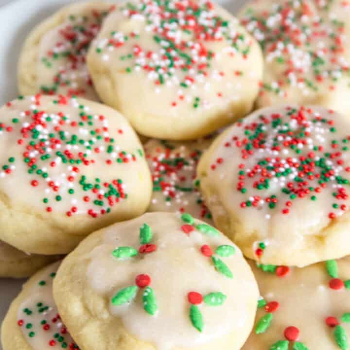 These Italian Ricotta Cookies are soft, delicate and flavored with just a hint of lemon. You won't be able to eat just one!